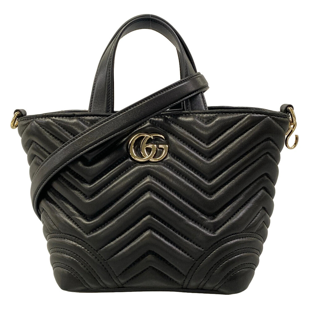 Gucci Gg Marmont Small Tote Black #320236G19B